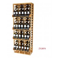 Botellero estantería de 210/68/38-42 cm fondo para 24 marcas y 120 botellas - EX2074