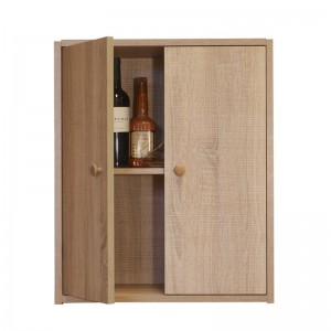 Armario Botellero vinos y licores con puerta y balda | EX7245 Serie Malbec