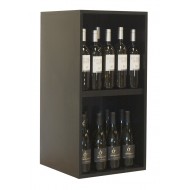 Doble Cubo botellero negro Serie Merlot para 30 botellas-EX6218