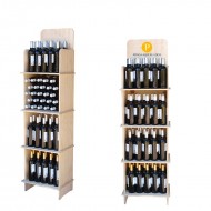 Expositor PRO personalizable para vinos y gourmet 80 botellas-CM5005 -doble