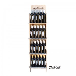 Expositor PRO personalizable para vinos y gourmet 80 botellas-CM5005