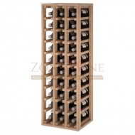 Botellero modular para 30 botellas de vino en madera maciza de roble - foto 1