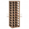 Botellero modular para 30 botellas de vino en madera maciza de roble - foto 2