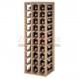 Botellero modular para 30 botellas de vino en madera maciza de roble - foto 1