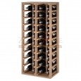 Botellero modular para 40 botellas de vino en madera maciza de roble - foto 1