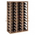 Botellero modular para 60 botellas de vino en madera maciza de roble - foto 2
