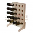 Botellero blanco vertical para 15 botellas de vino o cava-EW5415-2