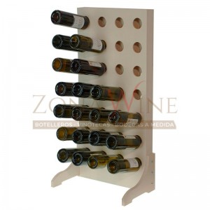 Botellero de madera para 28 botellas de vino o cava - foto 1