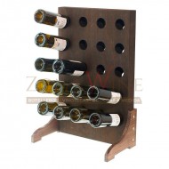 Botellero plafon vertical para vino y cava en color nogal de 15 a 28 botellas-EX4515-1