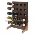 Botellero plafon vertical para vino y cava en color nogal de 15 a 28 botellas-EX4515-1