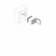 Vinoteca pequeña integrable → Vinobox 24 Design - plano de integración y dimensiones