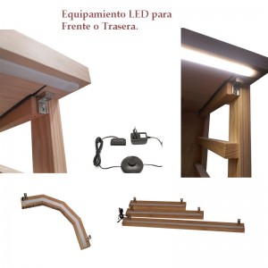 Kits Iluminación LED en Pino o Roble para la Serie Godello