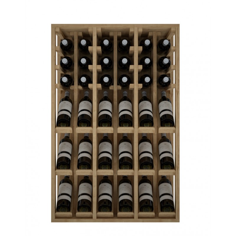 Botellero Expositor de 105 x 68 x 32 para 36 botellas y marcas de vino | EX2091