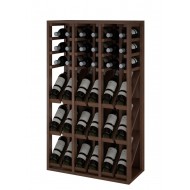 Botellero Expositor de 105 x 68 x 32 para 36 botellas y marcas de vino | EX2091-Roble