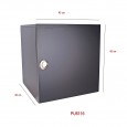 Botellero  Cubo Negro con puerta de 42 x 42 |Serie Merlot|PU6116-2