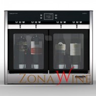 Dispensador de Vino por copas 4 Botellas 2 Temperaturas→ ZW4b2T