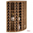 Botellero rincón para licores y vinos con soporte para copas de 105x63x63-EX2035