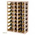Botellero Magnum 40 botellas Vino y  Cava Combinable de 105x68x32 fondo - EX2062-roble