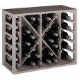 Botellero modular division con aspas de madera para 34 botellas de 54x68x32 fondo - EX2531-blanco