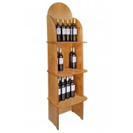 Expositor tiendas de Vinos y Gourmet 3 estantes para 54 Botellas|CB4775_L