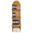 Expositor tiendas de Vinos y Gourmet 3 estantes para 54 Botellas|CB4775-F