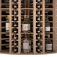 Botellero rincón para licores y vinos con soporte para copas de 105x63x63-EX2035-detalle-r